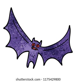cartoon doodle bat