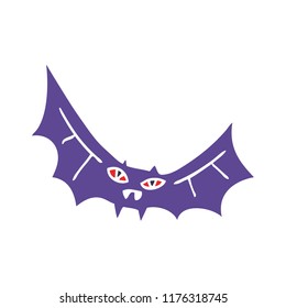 murciélago doodle de dibujos animados