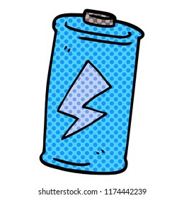 cartoon doodle battery