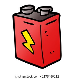 Cartoon-Doodle-Batterie
