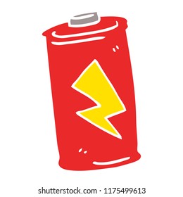 batería de doodle de dibujos animados