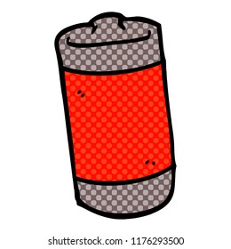 cartoon doodle battery