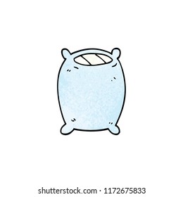 almohada de edredón de dibujos animados para dormir