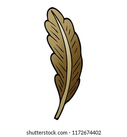 plumas de pájaro doodle de dibujos animados