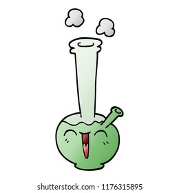 cartoon doodle bong