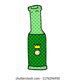 cartoon doodle bottle of pop