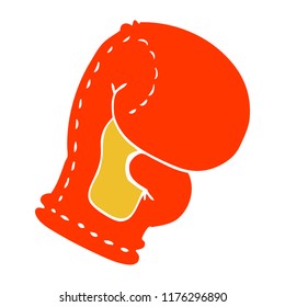 cartoon doodle boxing glove
