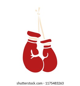 guantes de boxeo de dibujos animados