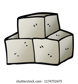 bloques de brisa de doodle de dibujos animados