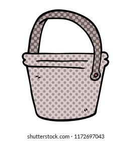 cartoon doodle bucket