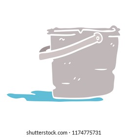 cubo de doodle de dibujos animados