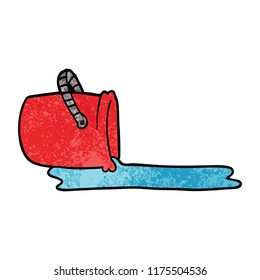 cubo de doodle de dibujos animados