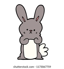 cartoon doodle bunny rabbit