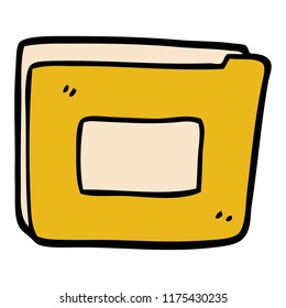 Cartoon-Doodle-Geschäftsunterlagen