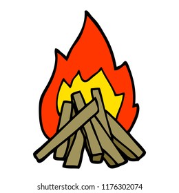incendio en el campamento de doodle