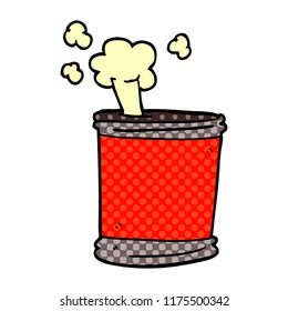 cartoon doodle can of beer