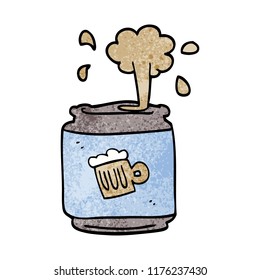 caricatura de doodle lata de mayor tamaño