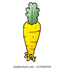 cartoon doodle carrot