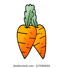 cartoon doodle carrots