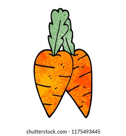 cartoon doodle carrots