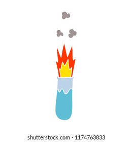 cartoon doodle chemical reaction