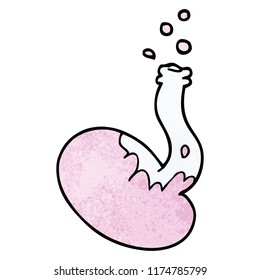 cartoon doodle chemical reaction