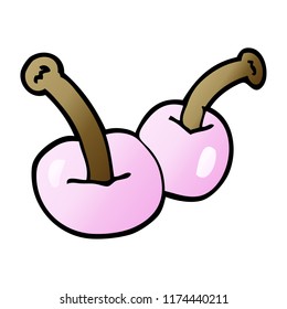 cartoon doodle cherry