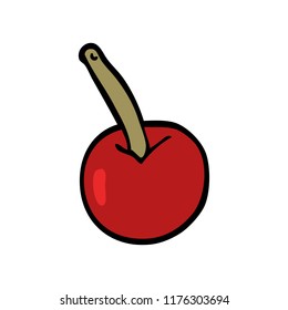 cartoon doodle cherry