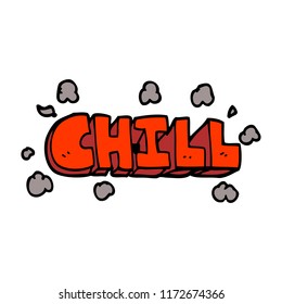 Cartoon-Dodle-Chill-Symbol
