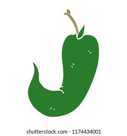 pimienta de chile de dibujos animados