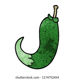 pimienta de chile de dibujos animados