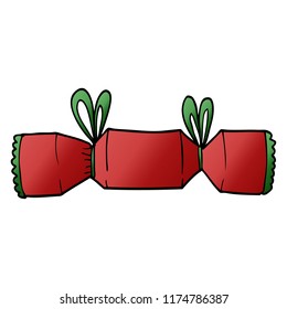 cracker de natal de desenho animado