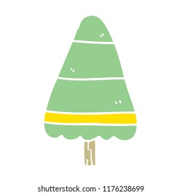 cartoon doodle christmas tree