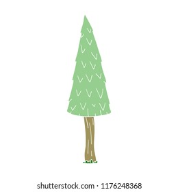 cartoon doodle christmas tree