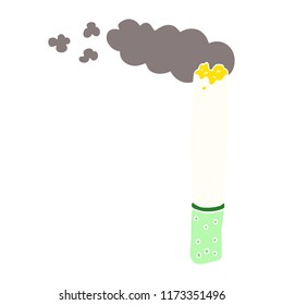 cartoon doodle cigarette