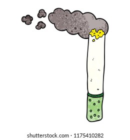 desenho animado doodle cigarro