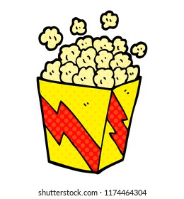 cartoon doodle cinema popcorn