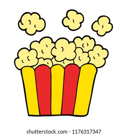 cartoon doodle cinema popcorn