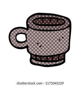Cartoon-Doodle-Kaffeekrug