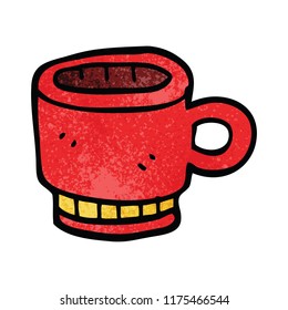 Cartoon-Doodle-Kaffeekrug