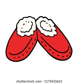 cartoon doodle comfy slippers