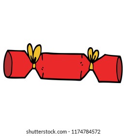 cartoon doodle cracker