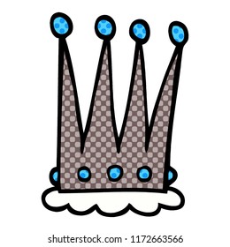 cartoon doodle crown