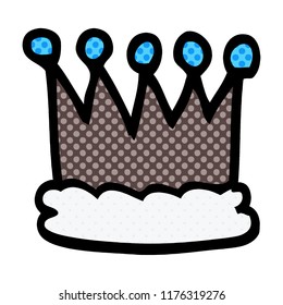 cartoon doodle crown