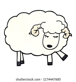 cartoon doodle cute sheep