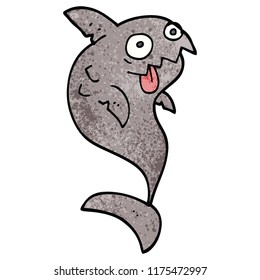 cartoon doodle deadly shark