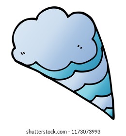 cartoon doodle decorative cloud element