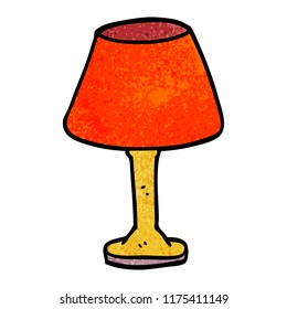 lámpara decorativa de doodle de dibujos animados