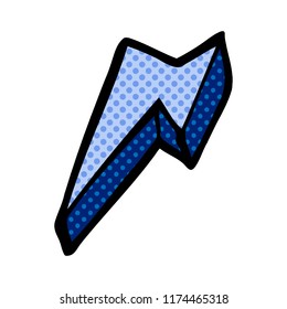cartoon doodle decorative lightning bolt
