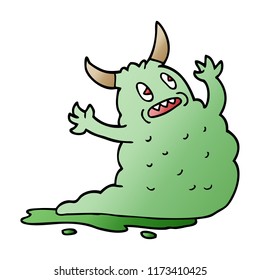 cartoon doodle demon